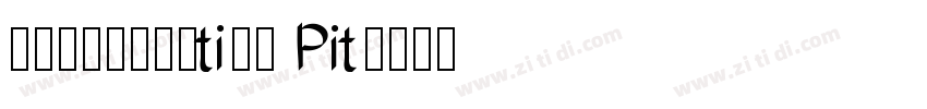 Conversation Pit字体转换